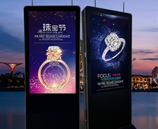 49寸立式雙面廣告機